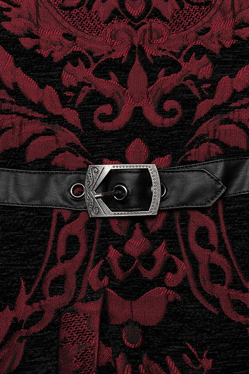 Bloodletting Damask Vest [Black/Red] - Image 9