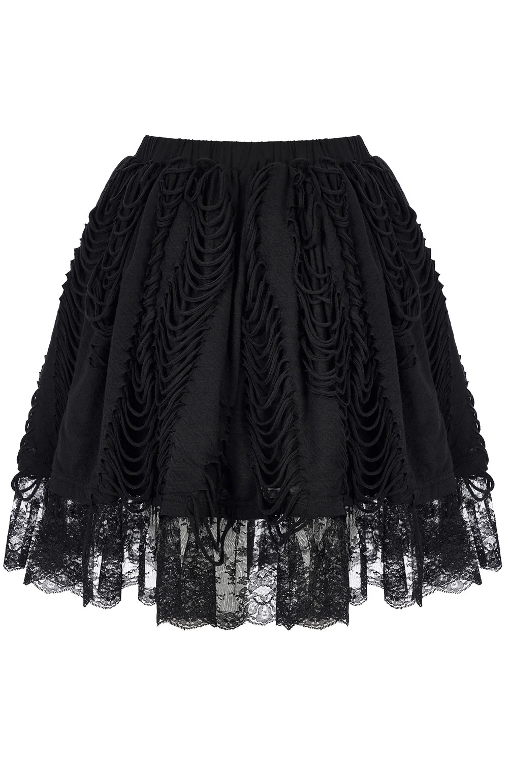 Born to Haunt Shredded Skirt - Image 4