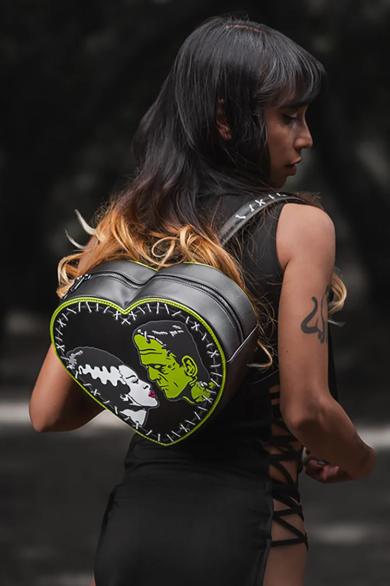 Bride of Frankenstein Heart Backpack - Image 2