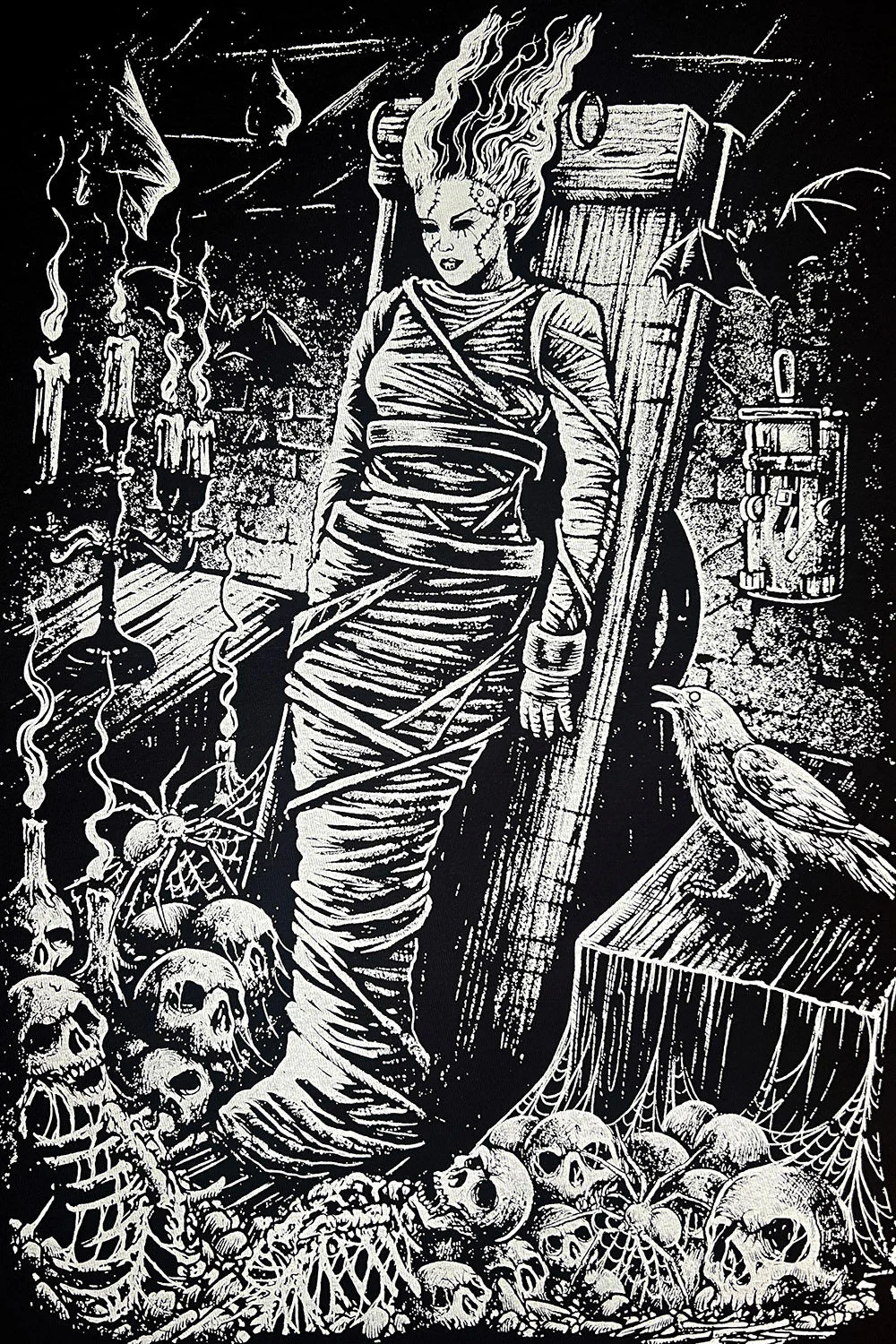Bride of Frankenstein T-shirt - Image 9