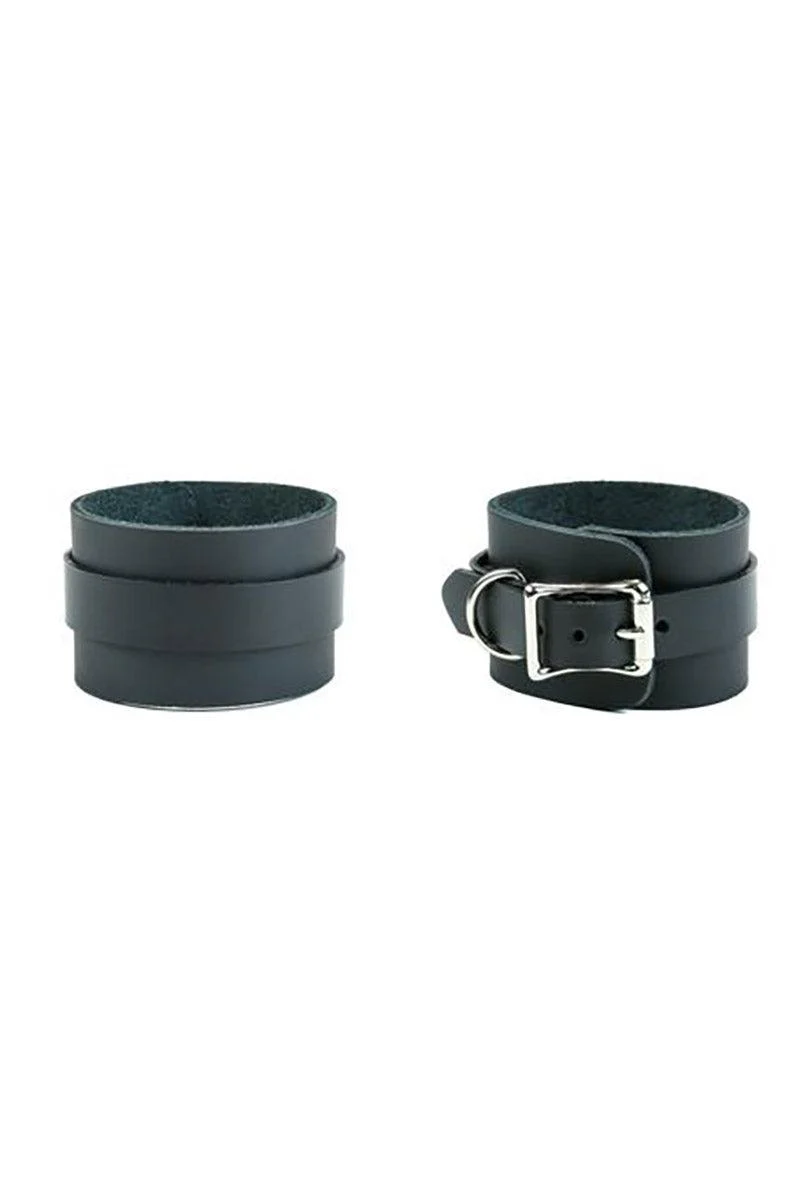 Buckle Leather Cuff Bracelet - Image 2