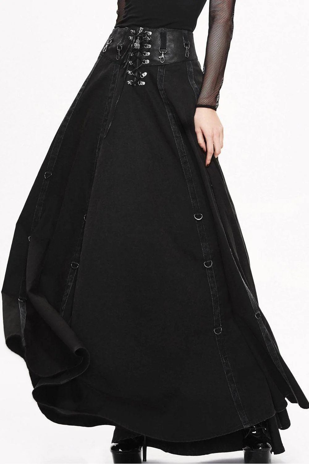 Bustle Harness Maxi Skirt - Image 4