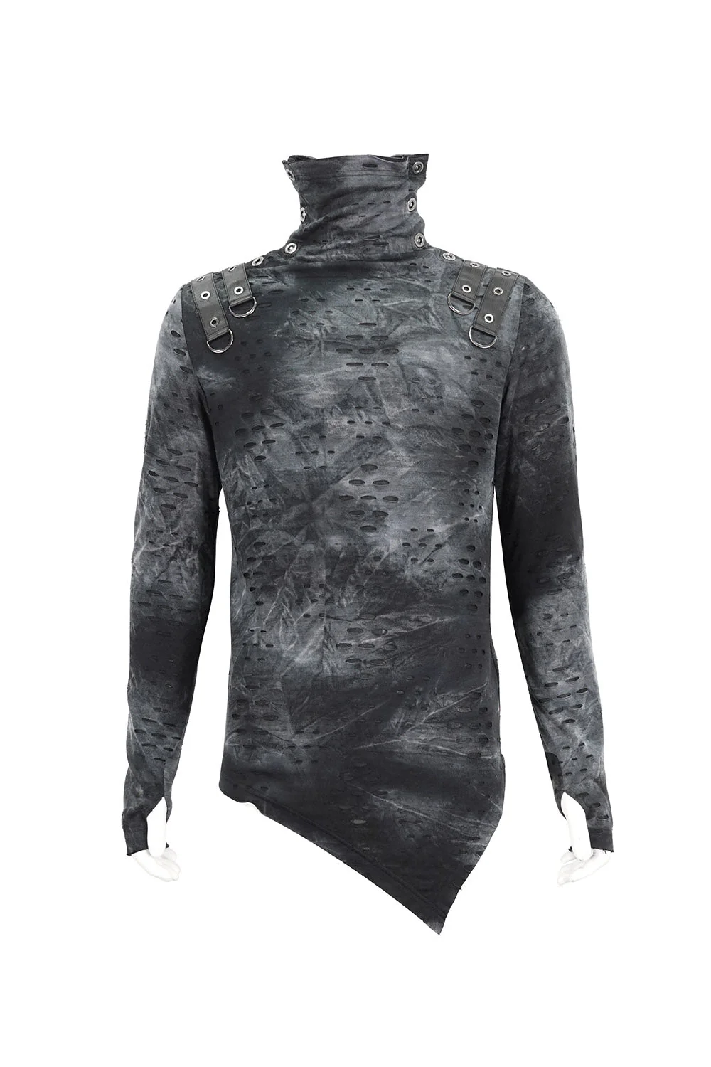 Cadaver Ripped Turtleneck Top - Image 7