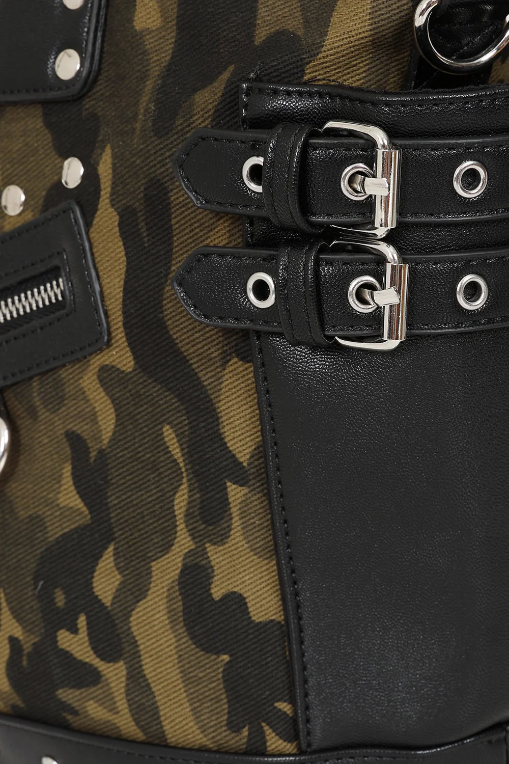 Camo Green Punk Hellbound Handbag - Image 5