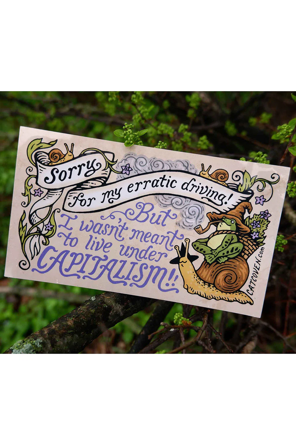 Capitalism Car Magnet - Image 3