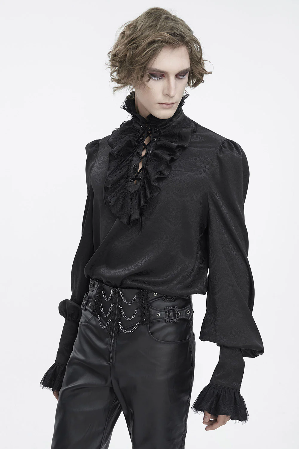 Castle Dracula Lace-Up Shirt - Image 7