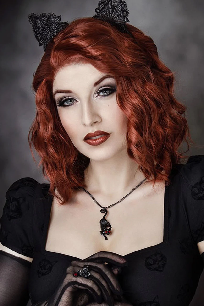 Cat Sith Pendant Necklace - Image 2