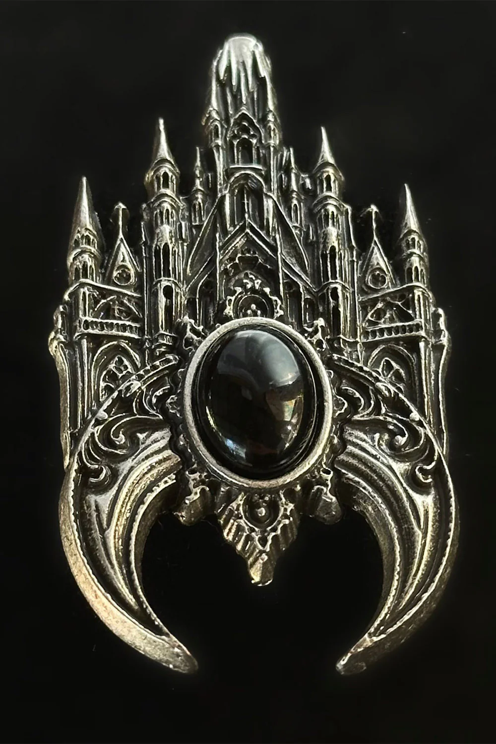Cathedral Hair Bow and Brooch - Image 3