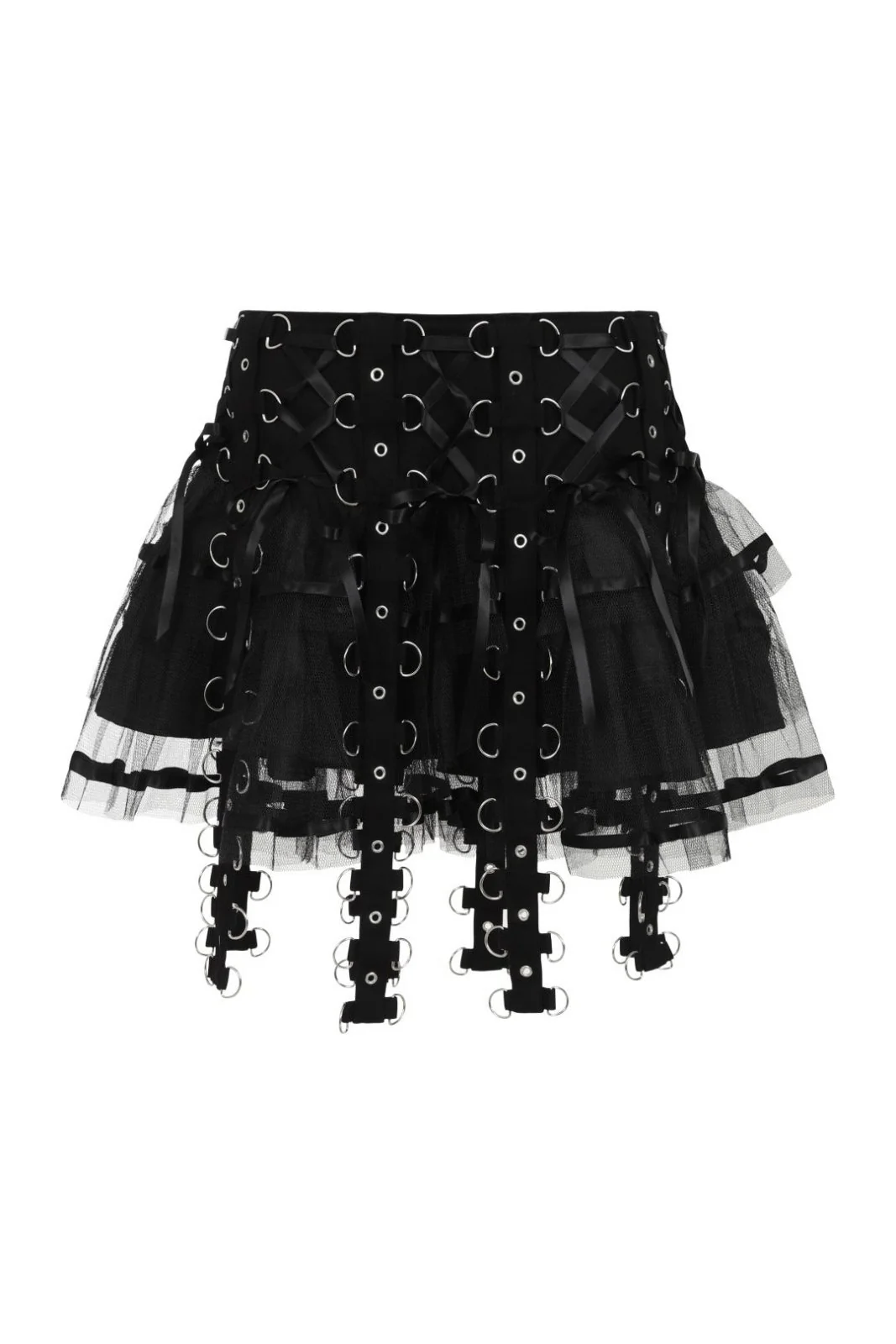 Chai Mini Skirt [BLACK/BLACK] - Image 7