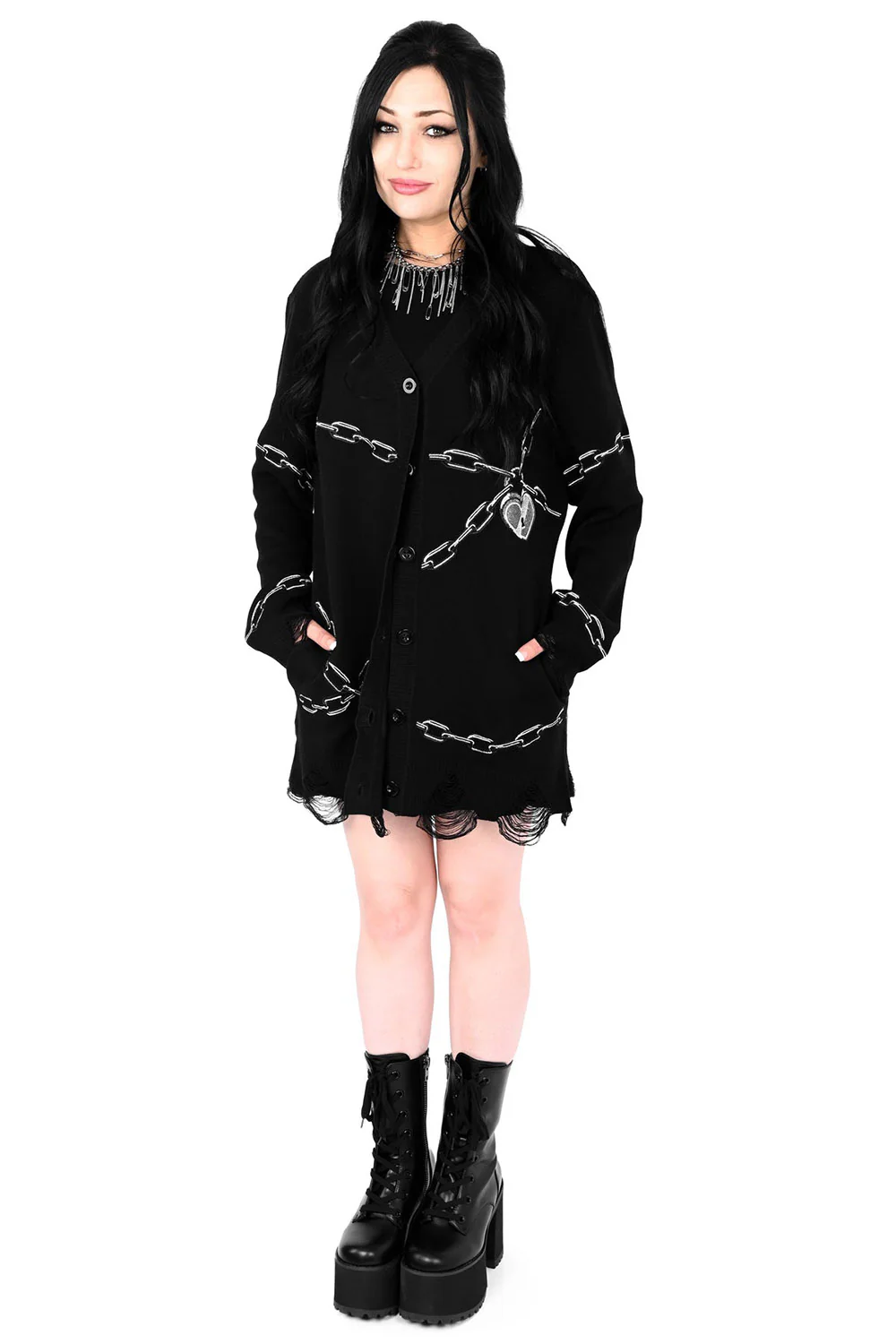 Chained Cardigan - Image 11