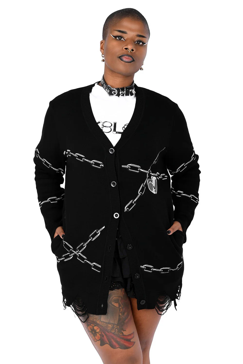 Chained Cardigan - Image 3
