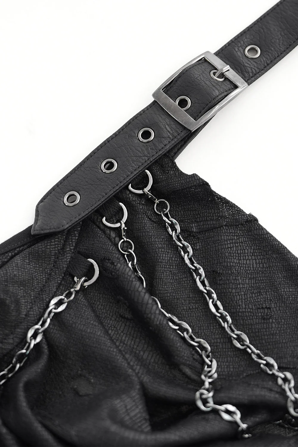 Chainlace Ripped Halter Top - Image 7