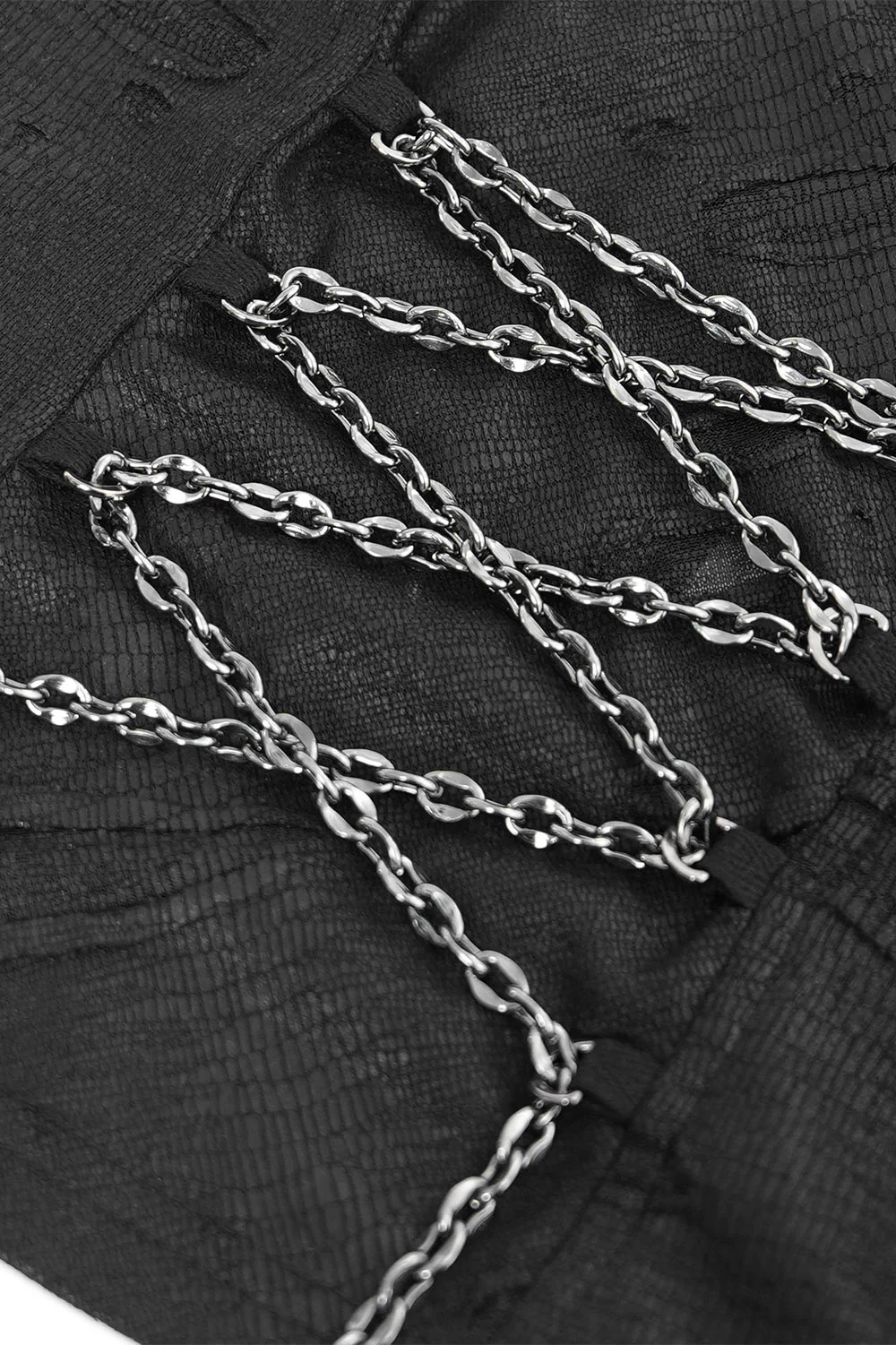 Chainlace Ripped Halter Top - Image 9
