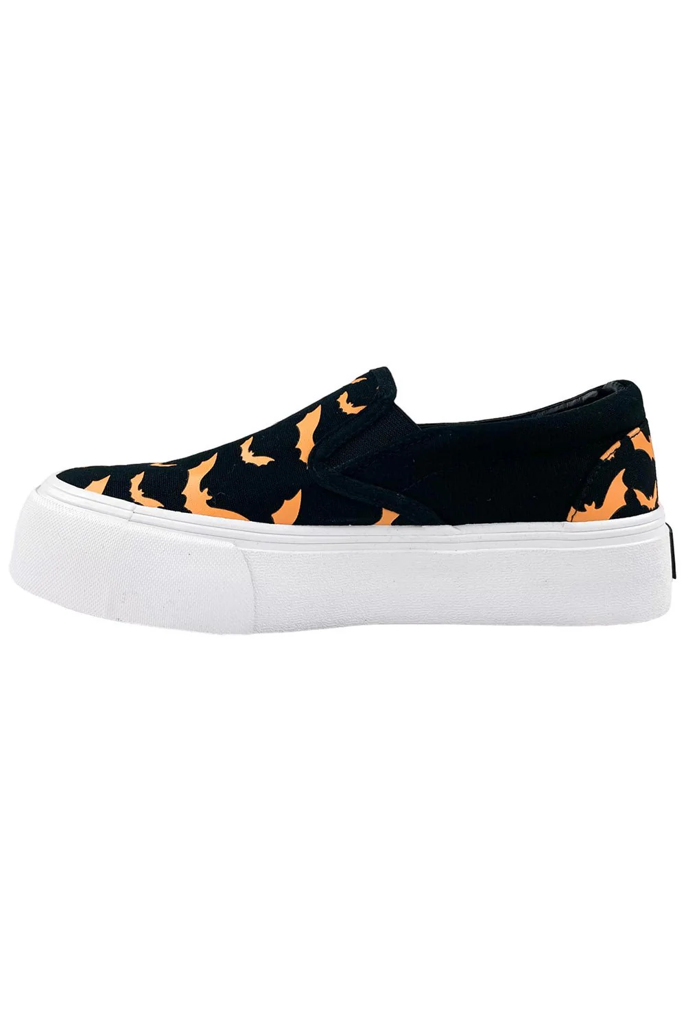 Chill Bat Platform Sneakers [BLACK/ORANGE] - Image 5