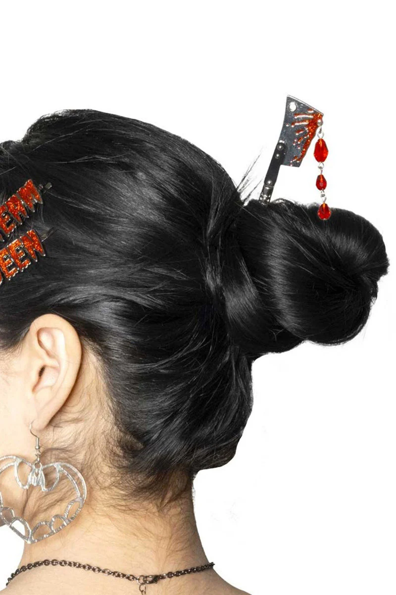 Cleaver Blood Drip Hair Stick - Image 2
