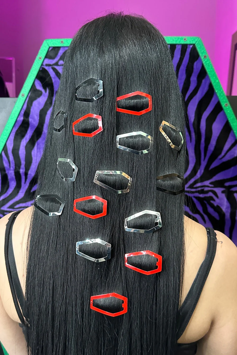 Coffin Snap Hair Clips [SILVER] - Image 4