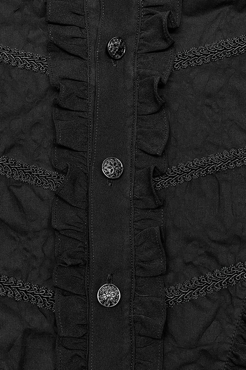 Coffinry Tattered Button-Up Shirt - Image 8