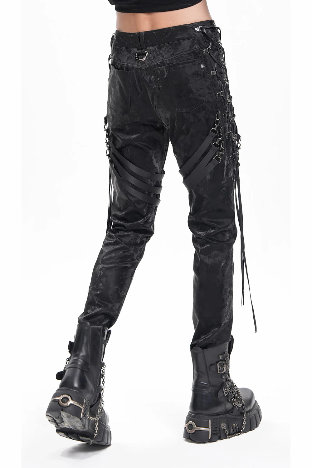 Corrosion Lace-Up Strap Pants - Image 4
