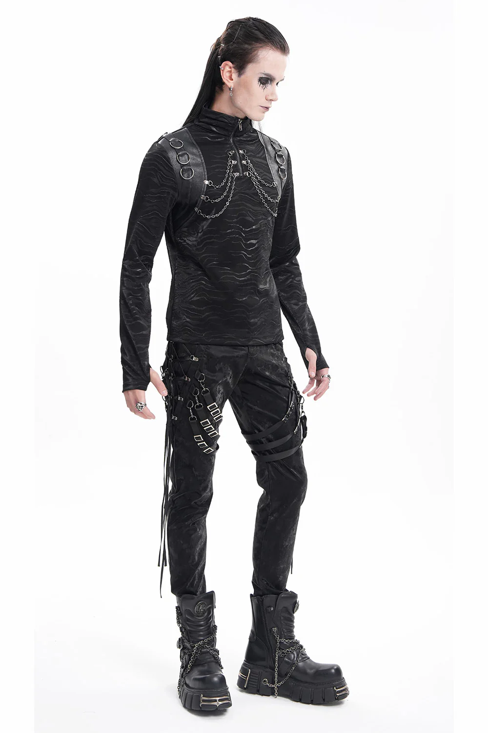 Corrosion Lace-Up Strap Pants - Image 5