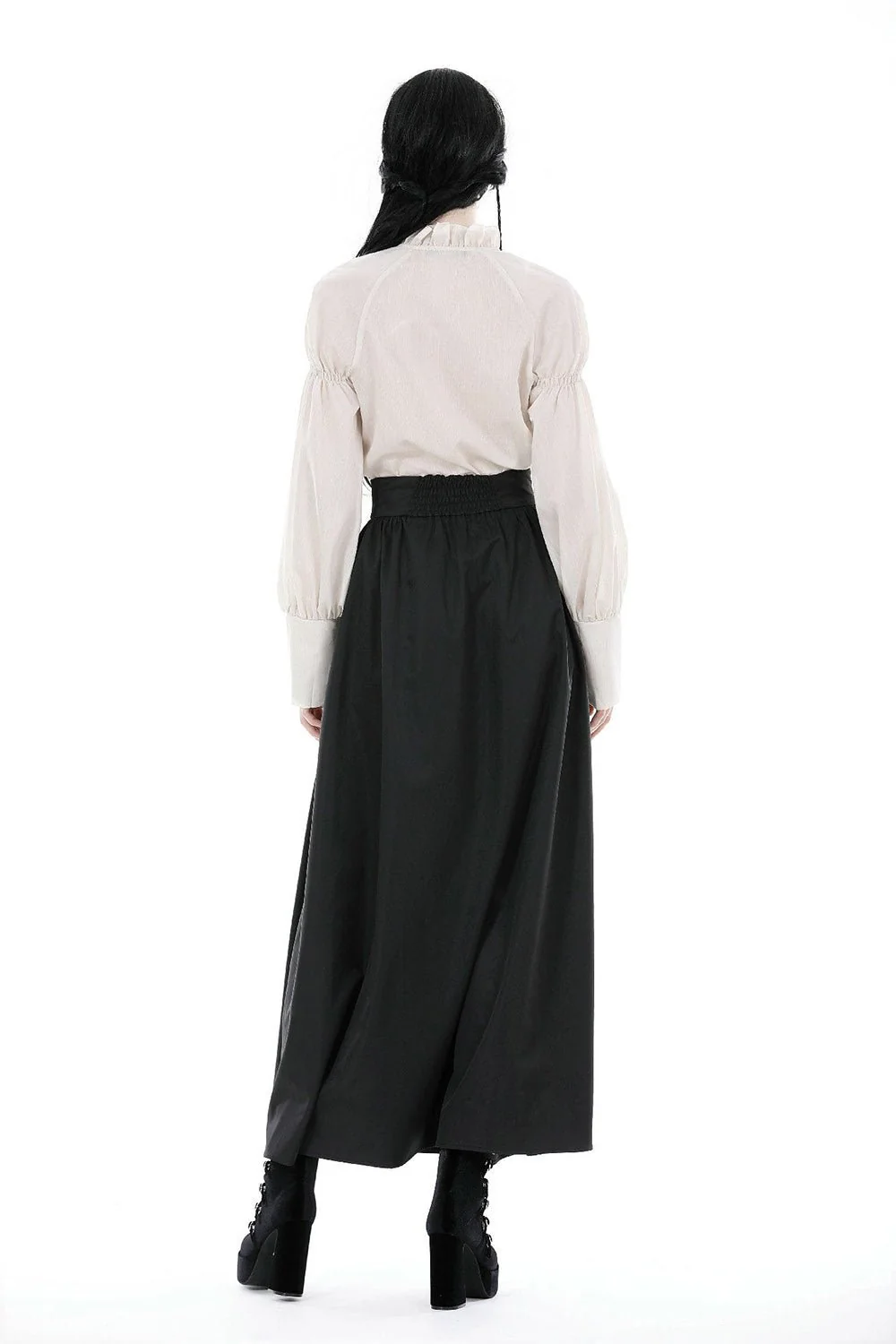 Corseted Waist Maxi Skirt [With Pockets] - Image 8