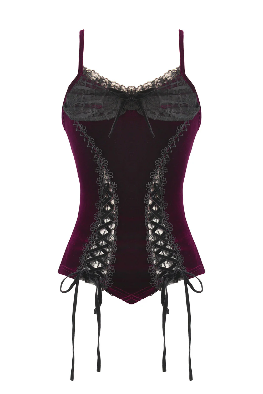 Countess Chateau Lace-Up Tank Top - Image 3