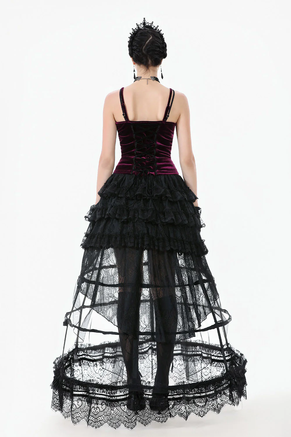 Countess Chateau Lace-Up Tank Top - Image 8