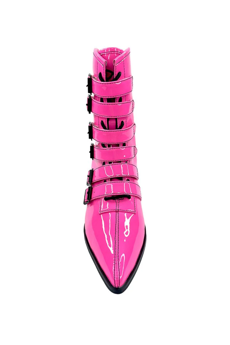 Coven Boots [HOT PINK PATENT] - Image 3