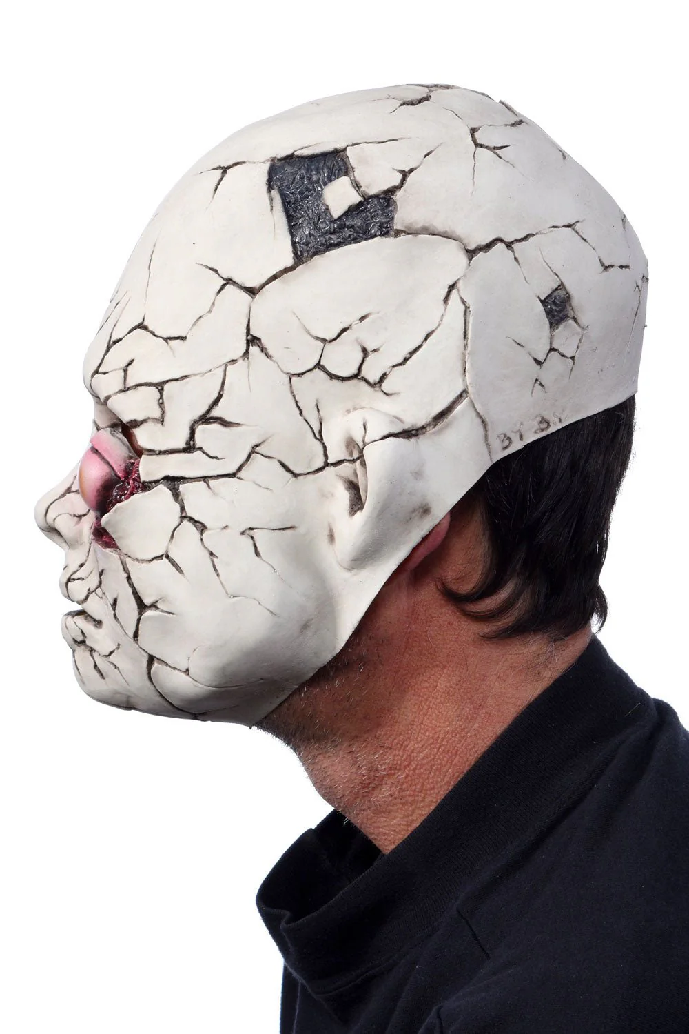 Crack Baby Doll Latex Mask - Image 4
