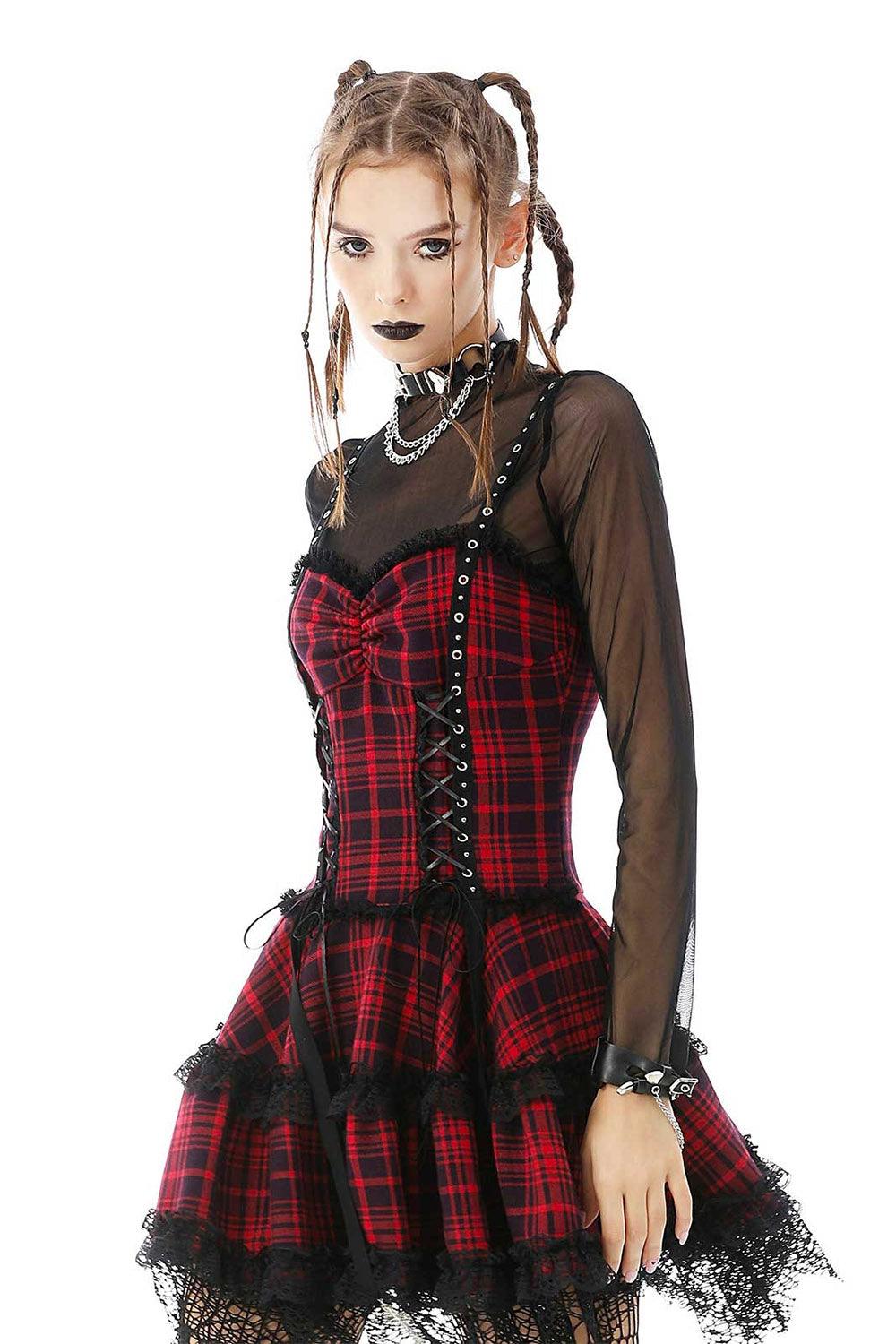 Cross My Heart Mesh Crop Top - Image 4