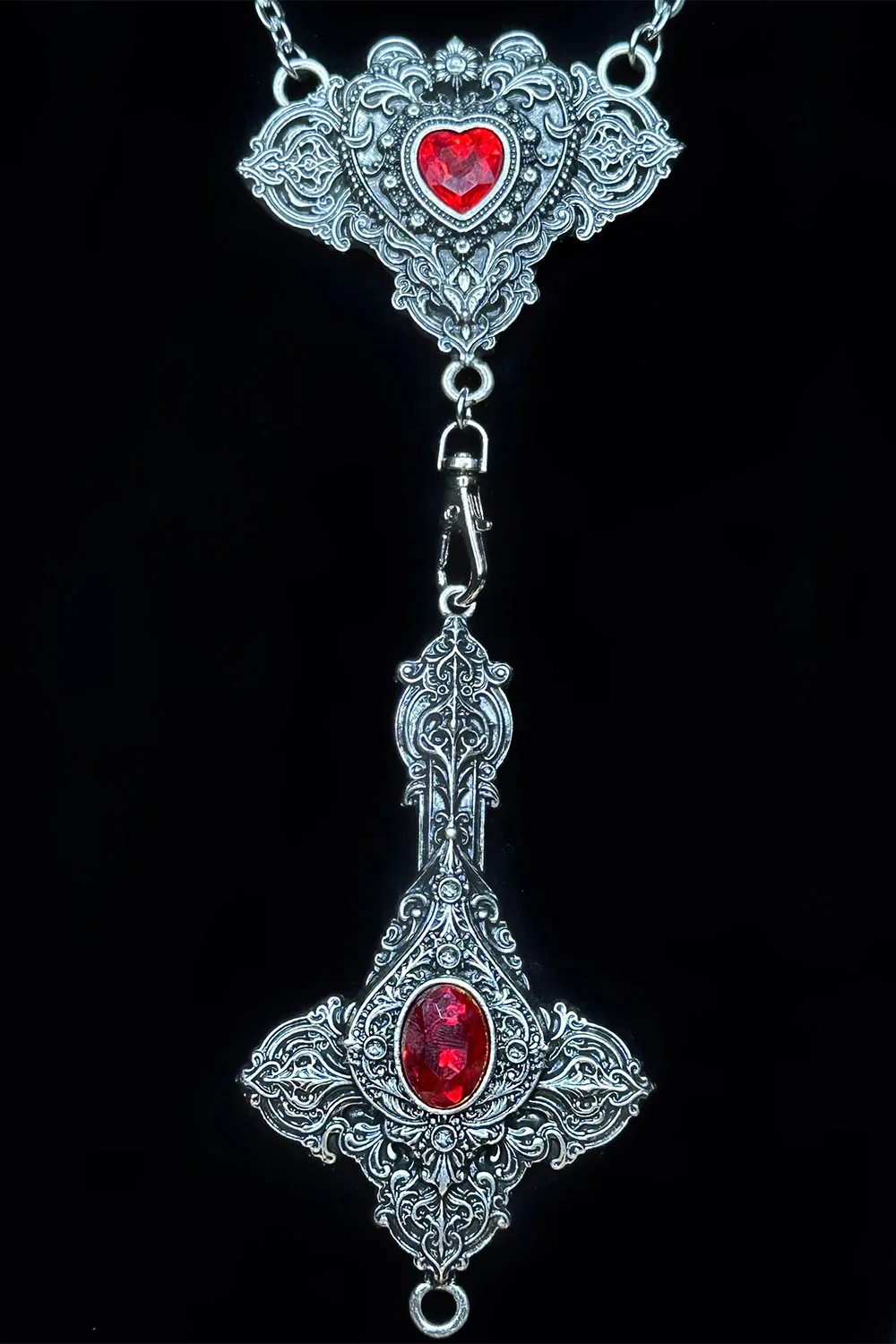 Cross My Heart Reversible Rosary Necklace - Image 6