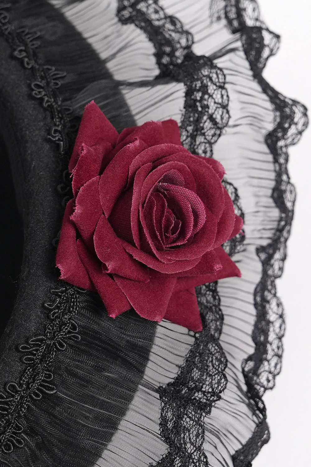 Crown of Roses Lace Hat - Image 10