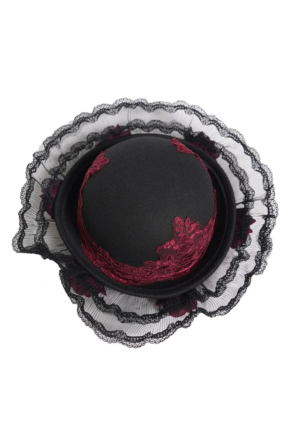Crown of Roses Lace Hat - Image 8