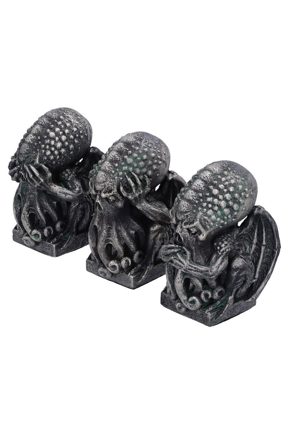 Cthulhu See Hear Speak No Evil Statue Set - Image 3
