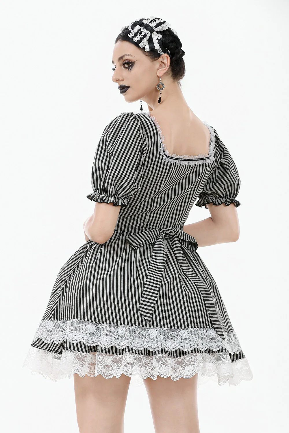 Curious & Curiouser Puff Sleeve Dress - Image 4