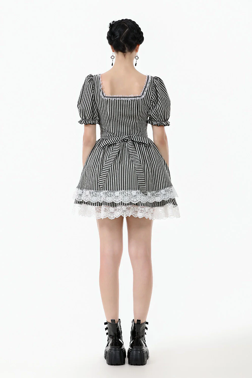 Curious & Curiouser Puff Sleeve Dress - Image 7