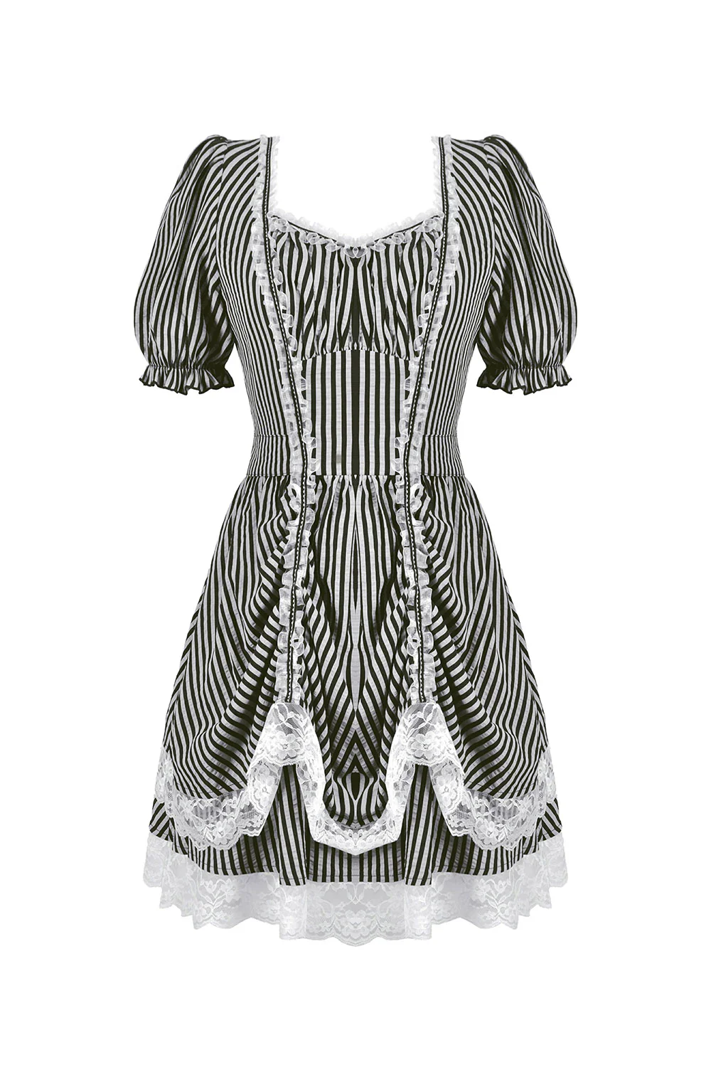 Curious & Curiouser Puff Sleeve Dress - Image 8