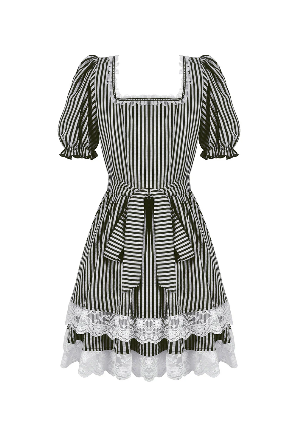 Curious & Curiouser Puff Sleeve Dress - Image 9