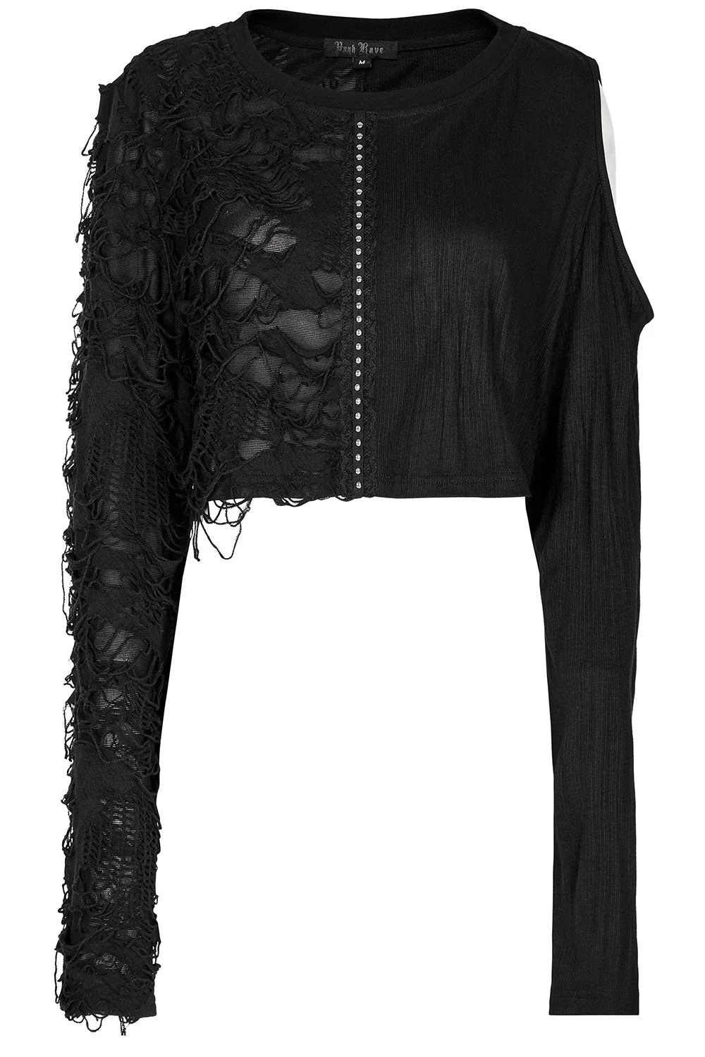 Daddy's Little Munster Crop Top [BLACK] - Image 6