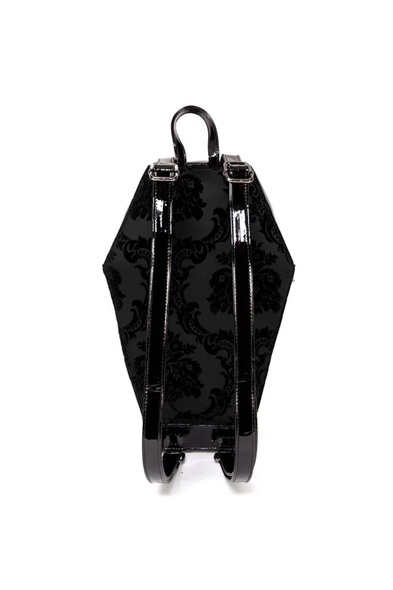 Damask Coffin Backpack [BLACK] - Image 4