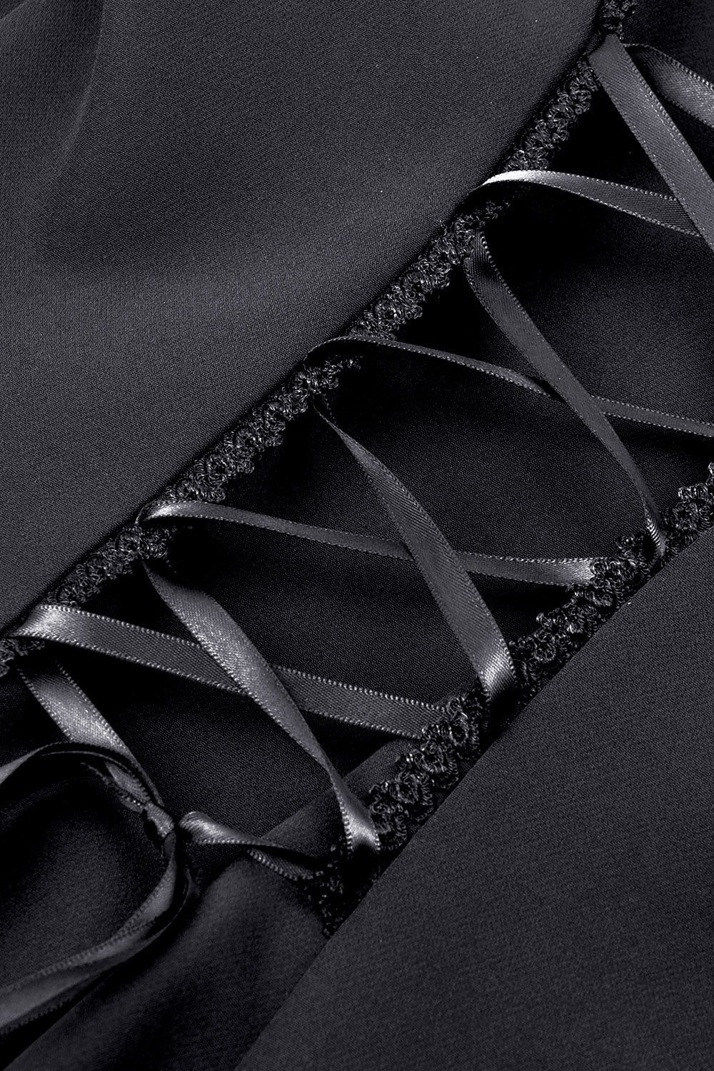Dark Academia Batwing Collar Dress - Image 7