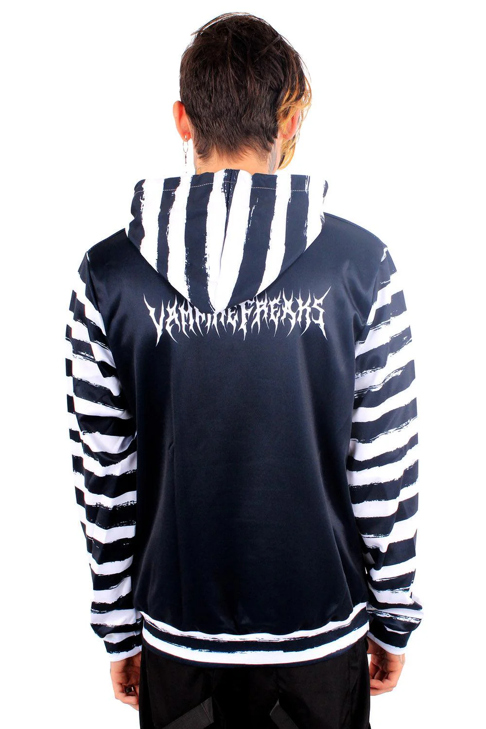 Dark Alice Striped Hoodie - Image 6