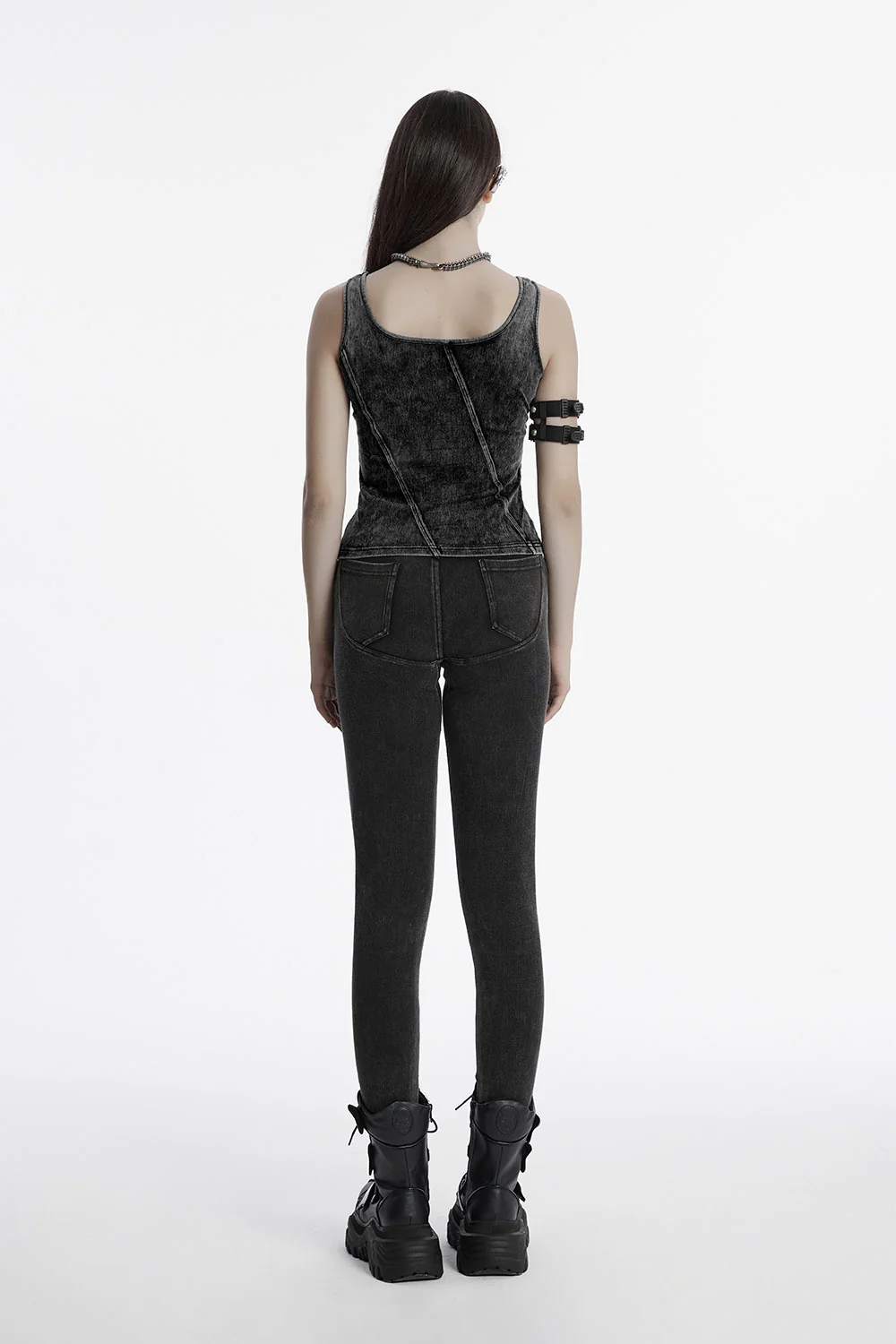 Dark Altar Distressed Skinny Jeans - Image 5