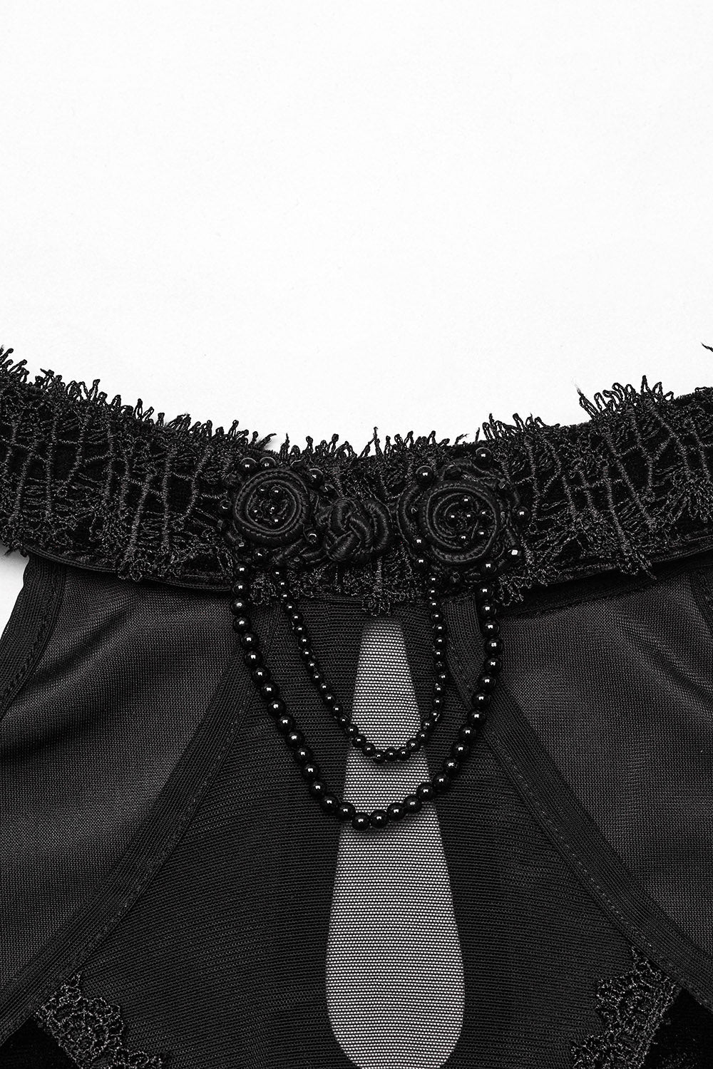 Dark Ballad Maxi Dress [BLACK/RED] - Image 6