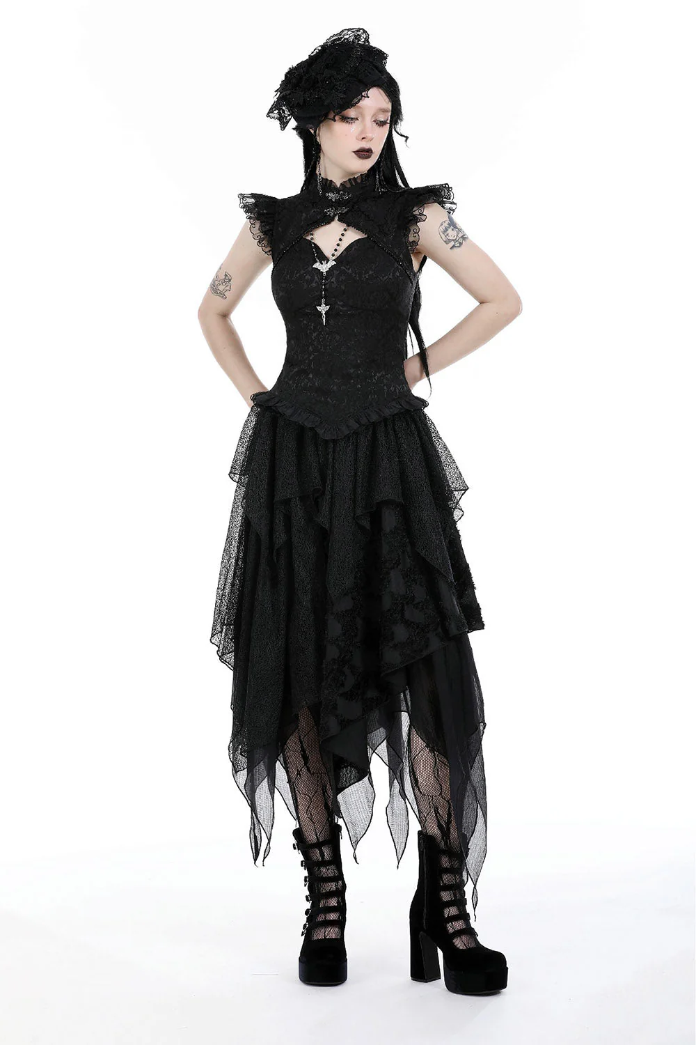 Dark Daiquiri Vintage Goth Top - Image 6
