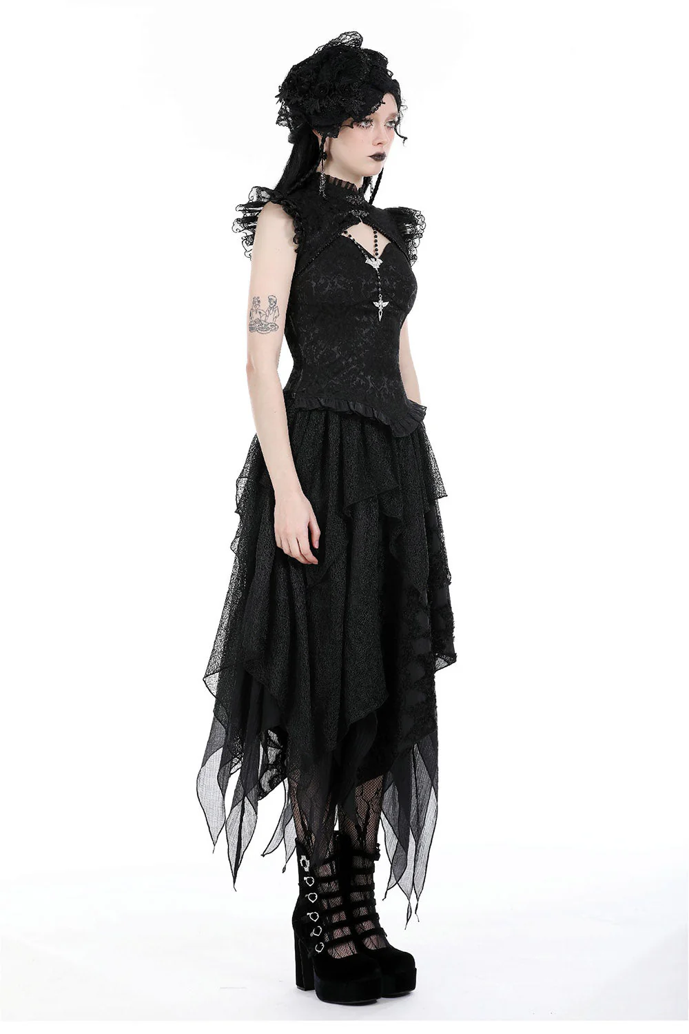 Dark Daiquiri Vintage Goth Top - Image 7