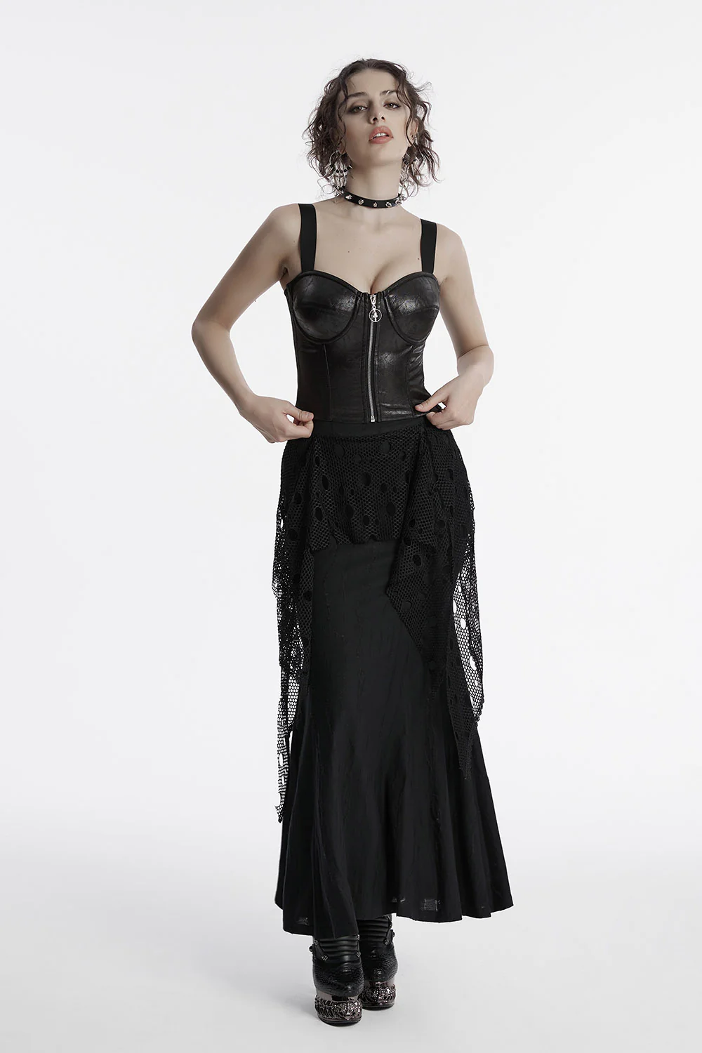 Dark Siren Maxi Mermaid Skirt - Image 2