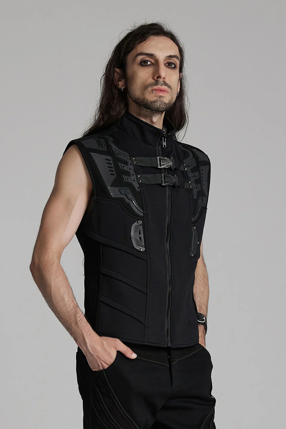 Darkwear Matrix Armored Biker Vest - Image 2