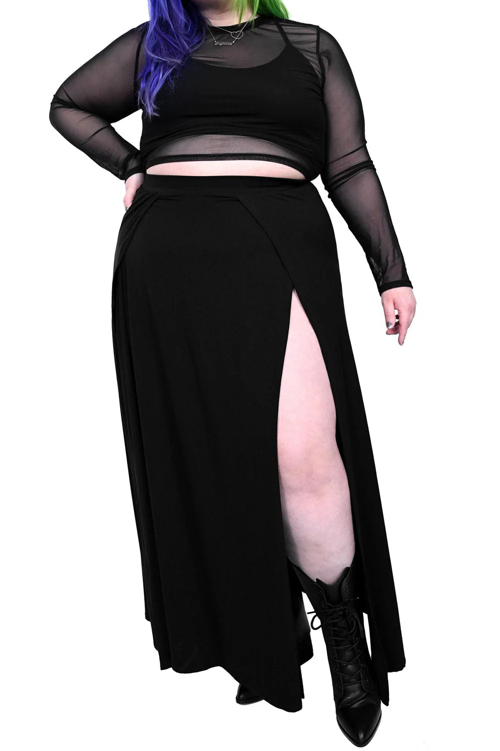 Darla Maxi Skirt With Built In Shorts - Image 5