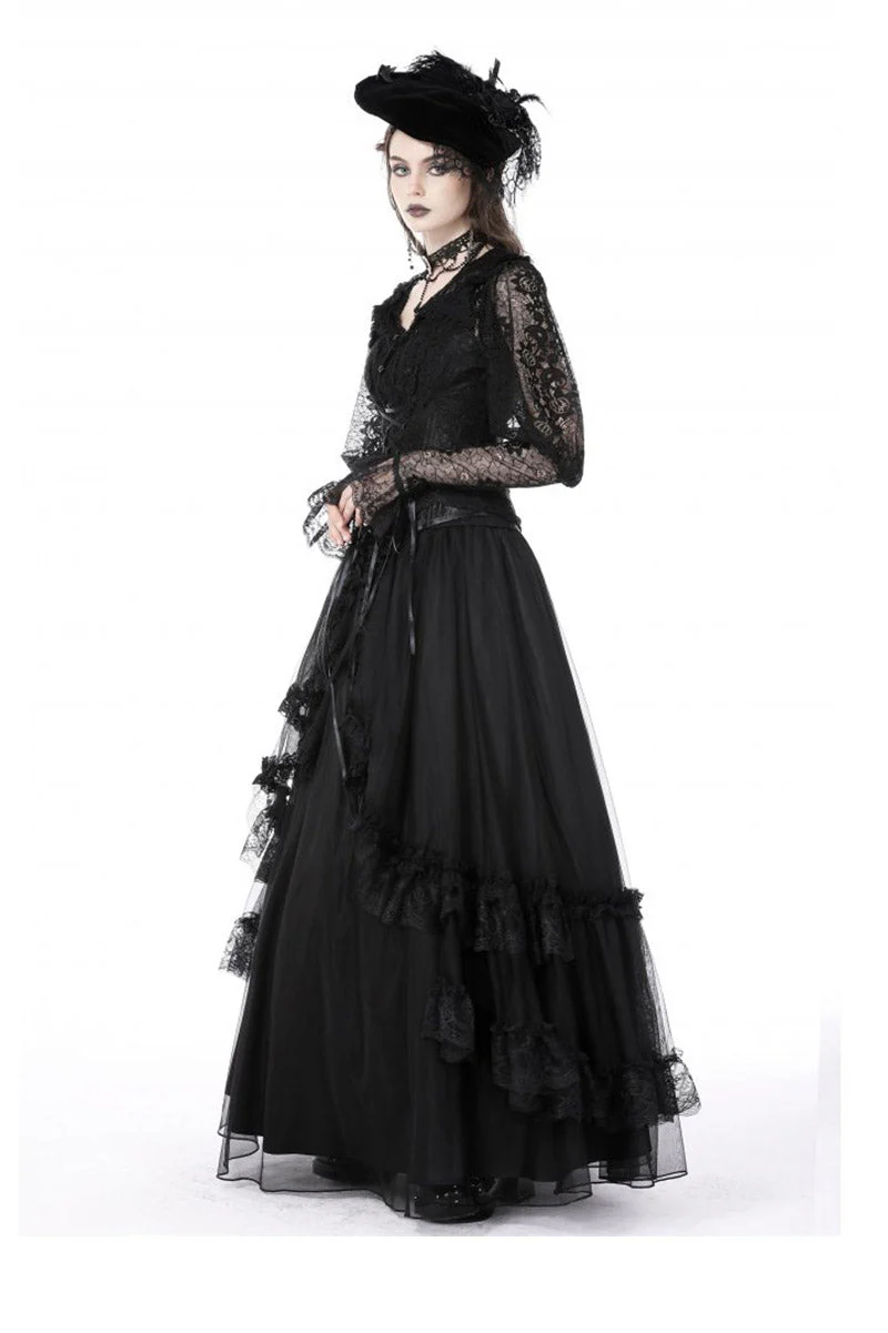 Dead Dahlias Maxi Skirt - Image 5