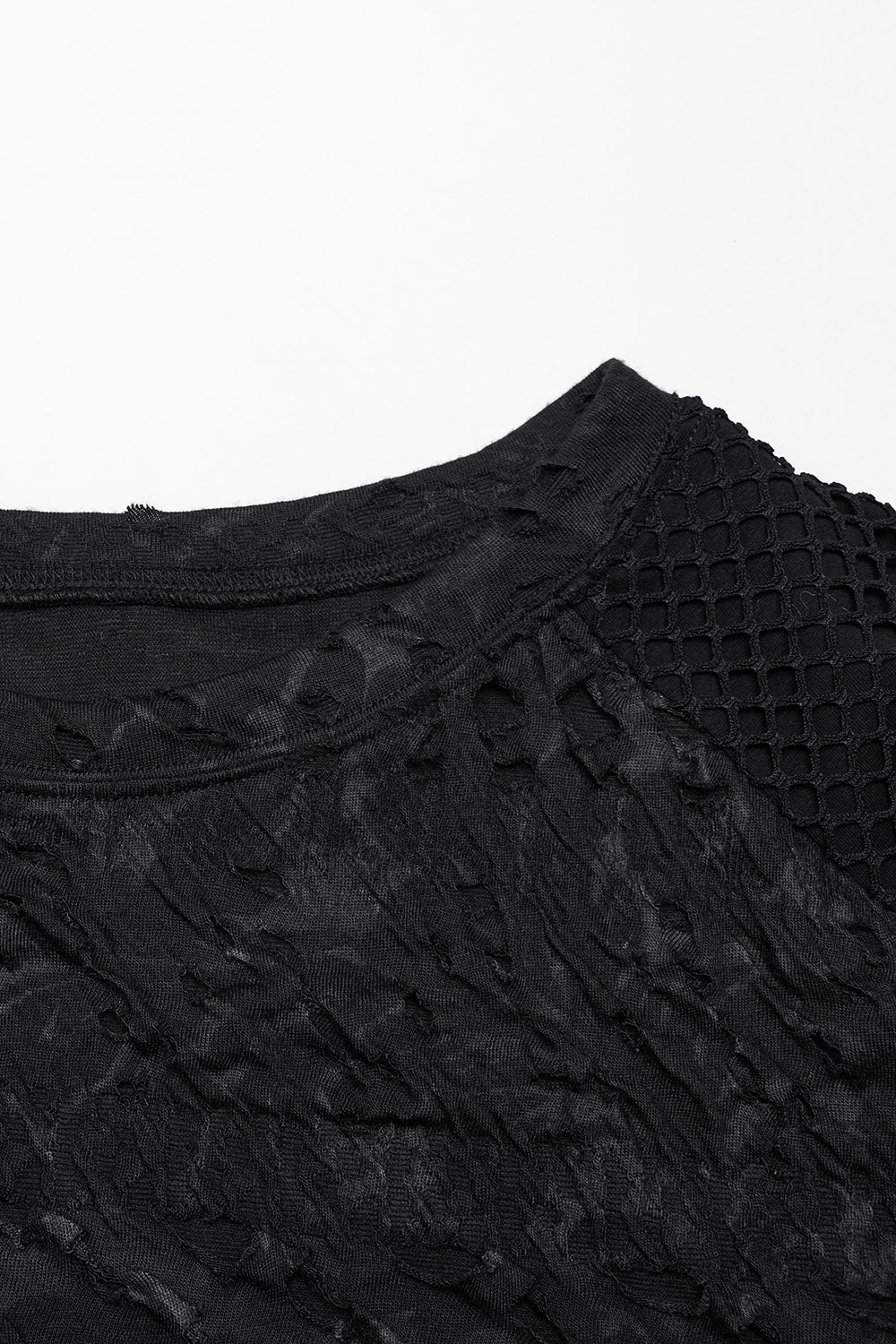 Dead Silence Distressed Long Sleeve Top - Image 7